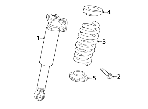 Shocks & Struts for 2015 Cadillac ATS #1