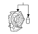 83196AJ02B - Electrical: Clock Spring for Subaru: Legacy, Outback Image