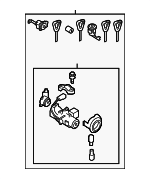 57491AJ33A - Steering: Lock Cylinder Assembly for Subaru: Legacy Image