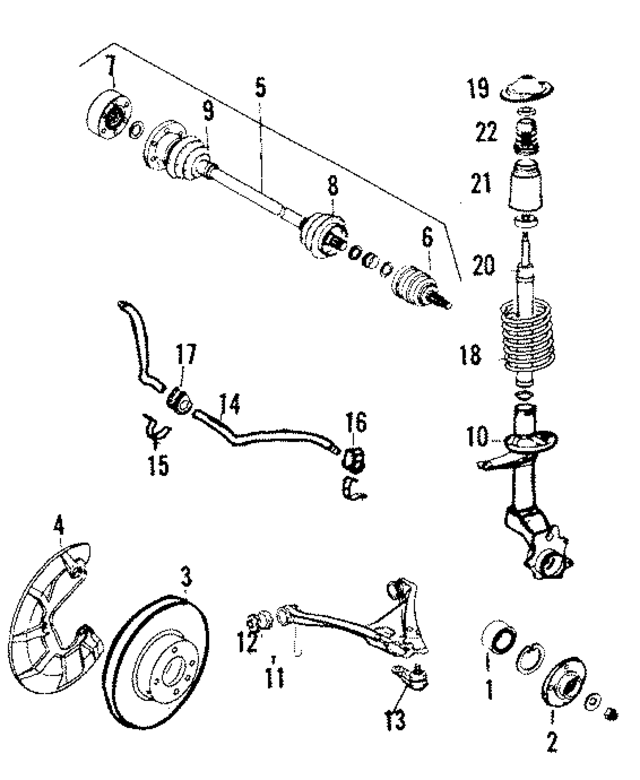 893413503AA - Unclassified: Shock Absorber for Audi: 4000, 4000 Quattro, 80, 90, Quattro Image
