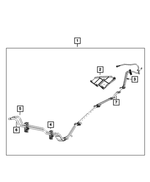 5105811AA - Fuel: Fuel Line Shield for Mopar Image