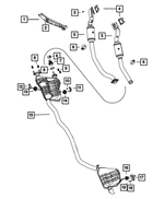 68276624AB - : Exhaust Muffler And Tailpipe for Dodge: Durango Image