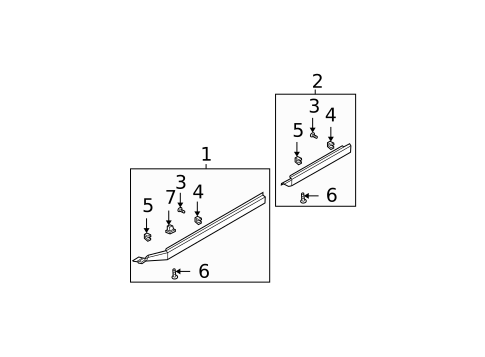 Exterior Trim - Pillars for 2005 Kia Sorento #0