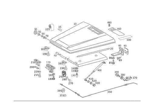 Engine Hood for 2011 Mercedes-Benz G 55 AMG&reg; #0