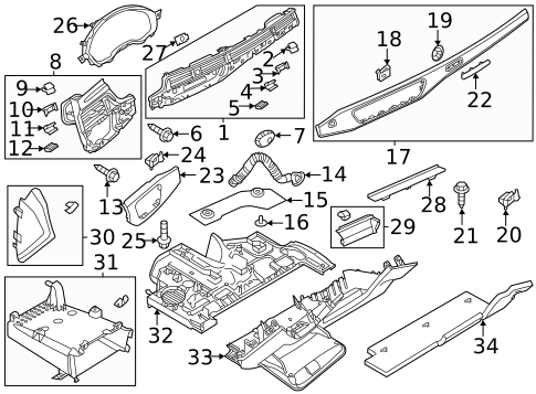 Lower Instrument Panel for 2020 Audi S5 #0