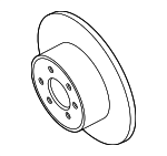 12763593 - : Disc Brake Rotor for Saab: 9-5 Image