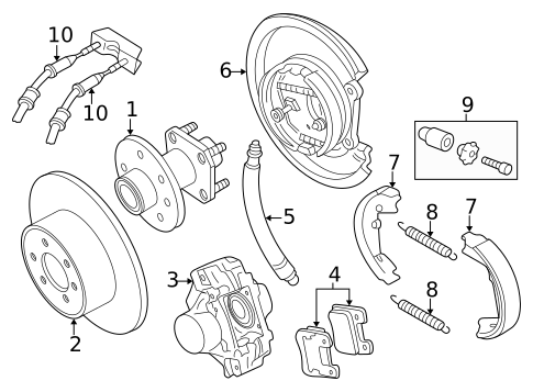 Hardware, Fasteners & Fittings for 2007 Saab 9-5 #0