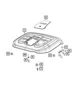 4627274AA - Engine: Engine Cover Attach Ball Stud for Dodge: Durango | Jeep: Grand Cherokee, Grand Cherokee L Image