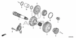 23221R8E010 - Transmission - Automatic: COUNTERSHAFT for Acura Image