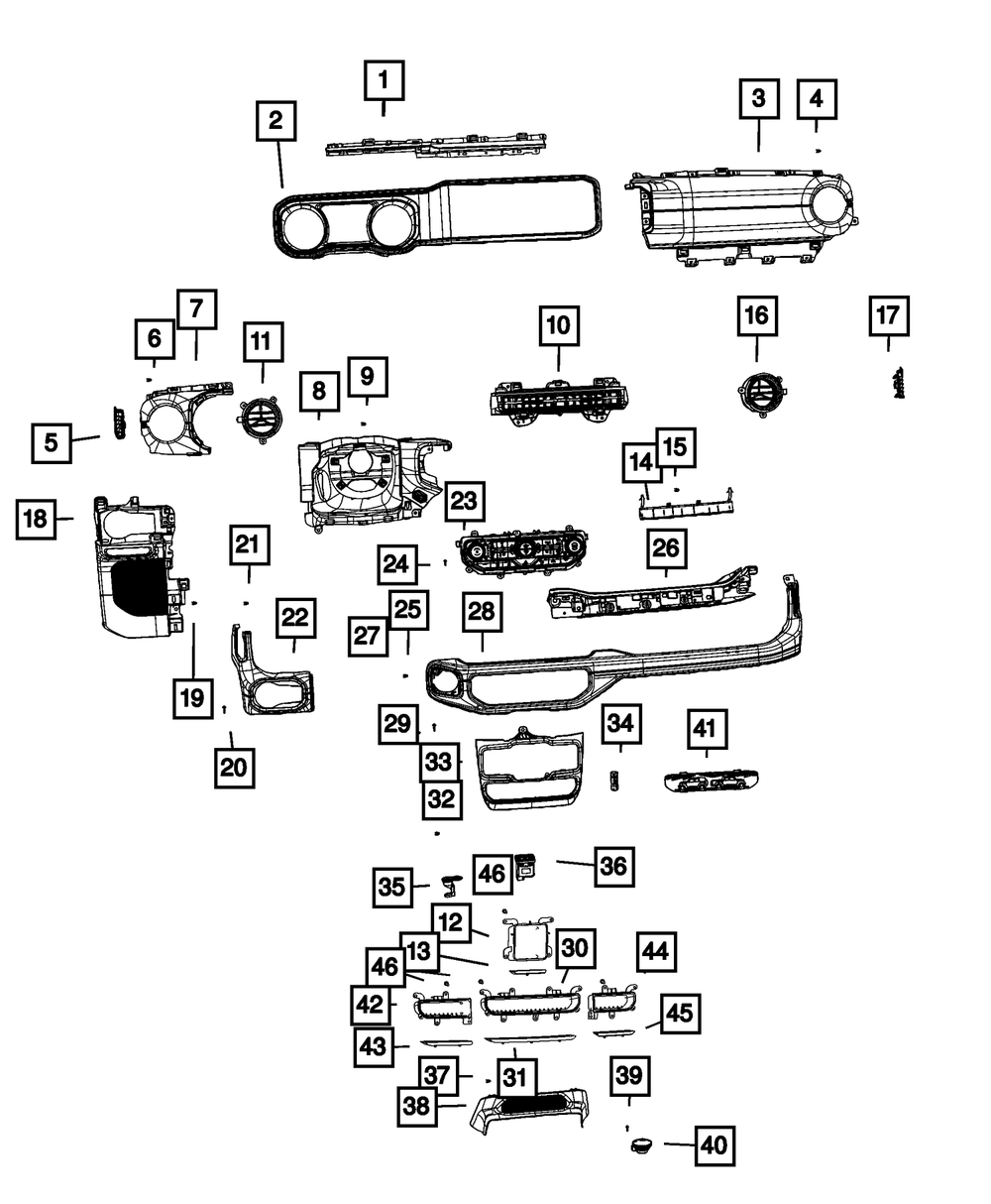7mf59tx7ab - Center Outlet - 2024-2026 Jeep | World Parts Direct