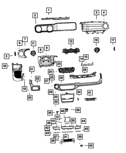 Instrument Panel for 2024 Jeep Wrangler #0
