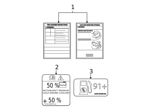 Labels for 2008 Mercury Milan #0