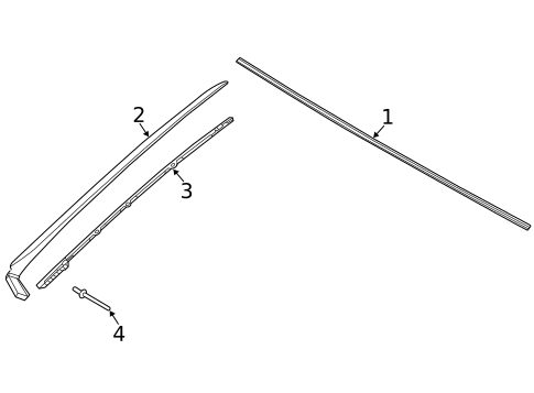Reveal Moldings for 2025 Hyundai Sonata #0