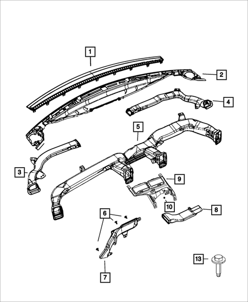 Air Ducts for 2022 Ram 1500 #0