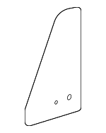 681230E040 - Body: Fixed Glass for Toyota Image image