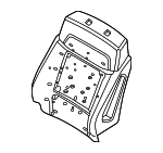 PC3Z1564811A - Body: Seat Back Pad for Ford Image
