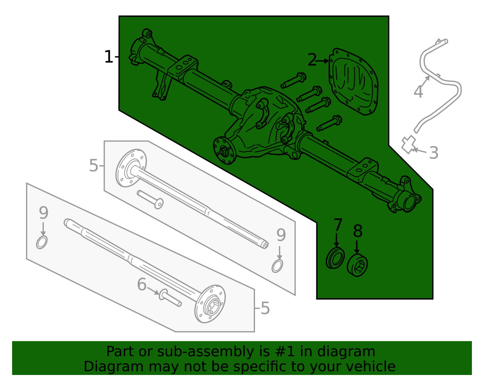 2021-2025 Ford F-150 Axle Housing ml3z4010c | TascaParts.com