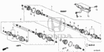 44327SMA003 - Chassis: BAND B, DRIVESHAFT for Honda Image