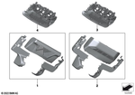 51165B5FFA2 - : Mirror Base Cover Set for BMW Image