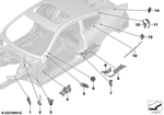 41007498290 - Bodywork: Shap.Part, Carr.Supp.Inner W.Arch, Fr.Ri for BMW Image