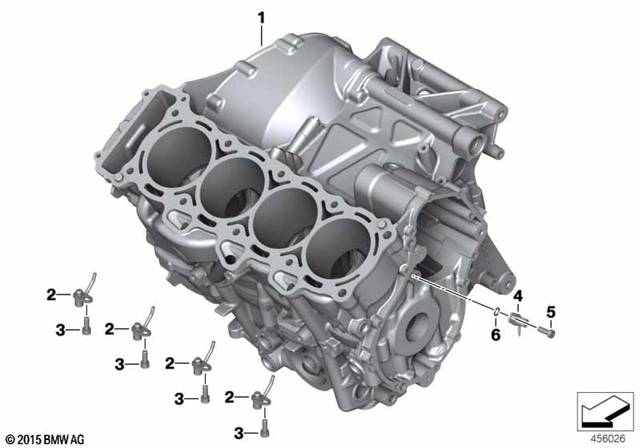 11427719624 - Engine: Oil Spraying Nozzle -  for BMW-Motorrad Image