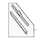 76630TM8A02 - : Wiper Blade for Honda: Insight Image