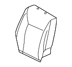 7107308021B0 - Body: Seat Back Cover for Toyota: Sienna Image