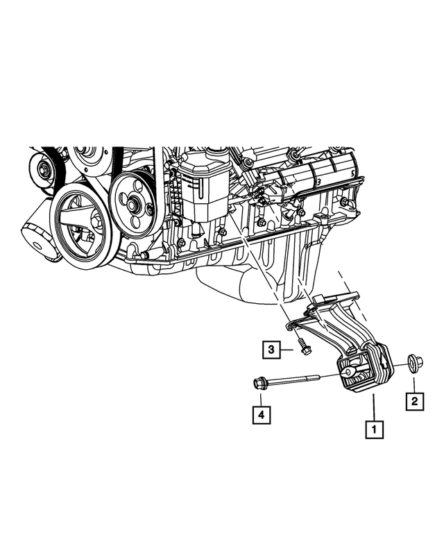 6104344AA - 3.7L Gas; Engine: Screw for Mopar Image image