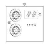 68250191AA - : Brake Rotor, Right for Mopar Image