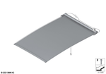 54105A17EC6 - Sliding Roof / Folding Top: Blind, Panorama Roof, Electric for Mini: Countryman S ALL4, Countryman SE ALL4, JCW Countryman ALL4 Image image