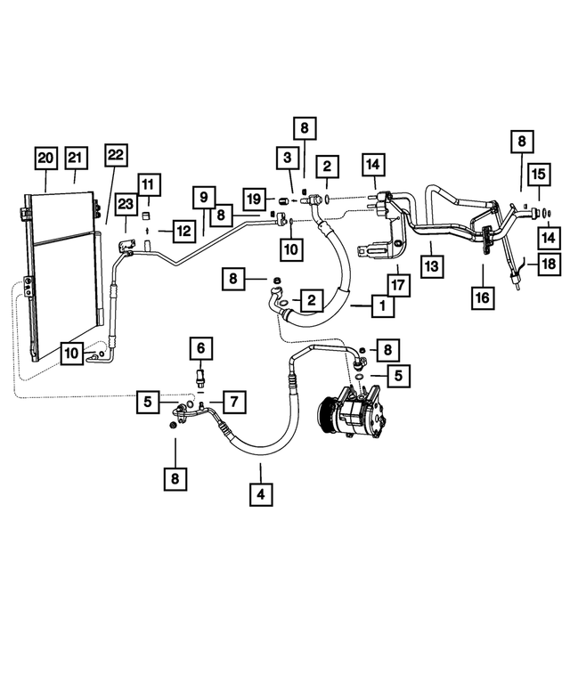 68086128AA - Air Conditioners and Heaters: A/c Charge Valve Cap for Mopar Image image
