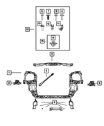 6104639AA - Cooling: Screw for Chrysler: 200, Crossfire, Sebring, Town &amp; Country | Dodge: Avenger, Dart, Grand Caravan, Nitro | Jeep: Liberty, Wrangler, Wrangler JK | Ram: 1500, C/V Image