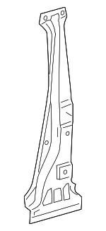 6103750081 - Body: Center Pillar Reinforced for Lexus: LS460, LS600h Image