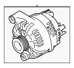 12317605478 - Electrical: Alternator for BMW: 228i, 228i xDrive, 320i, 320i xDrive, 328i, 328i GT xDrive, 328i xDrive, 428i, 428i Gran Coupe, 428i xDrive, 428i xDrive Gran Coupe, 528i, 528i xDrive, X3, Z4 Image