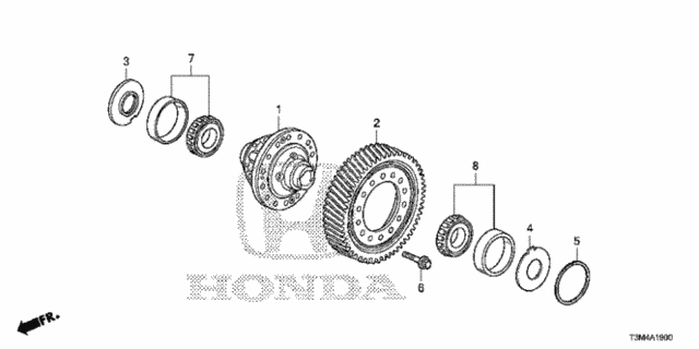 AT Differential (6AT) for 2017 Honda Accord #0