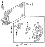 158686 - HVAC: ACDelcoâ„¢ Fan Assembly for GM Image