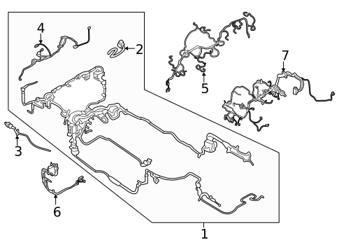 Wiring Harness for 2019 Porsche 718 Cayman #0