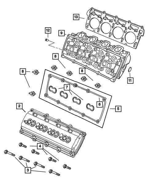 Cylinder Head for 2006 Dodge Charger #0