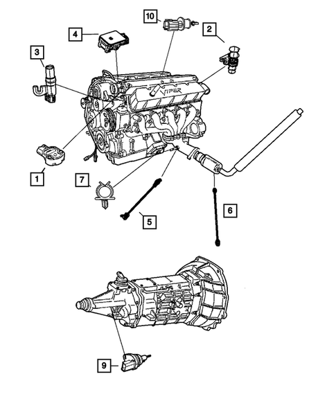 Sensors for 2004 Dodge Viper #0