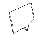 974845317 - Body: Door Glass for Porsche: Panamera Image