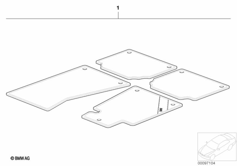 Interior Equipment Components for 2005 BMW X5 3.0i #46