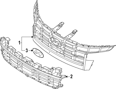 Grille & Components for 2025 Hyundai Santa Cruz #0