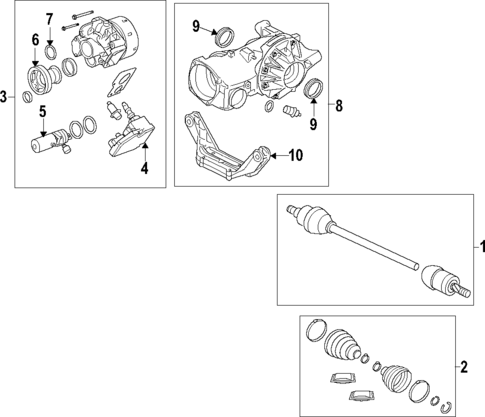 Axle Shafts & Joints for 2012 Land Rover Range Rover Evoque #0