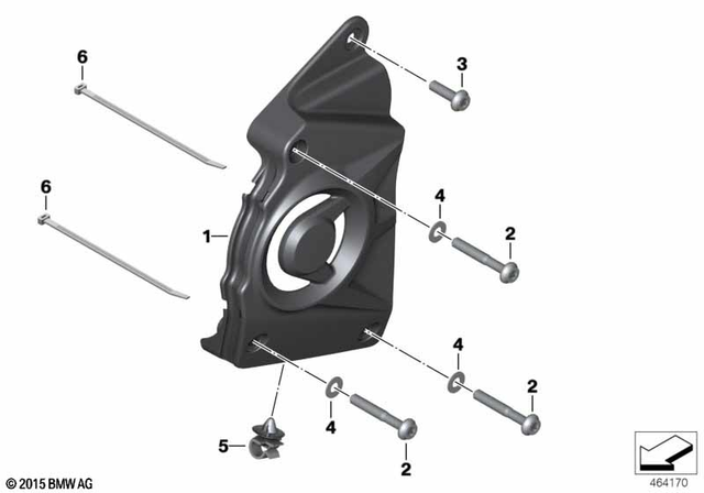 77318555880 - Design: Hp Carbon Pinion Cover for BMW-Motorrad Image