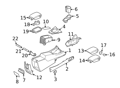 Front Console for 2006 Volvo S60 #0