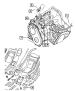 6500776 - Automatic Transaxle 4 Speed: Hex Head Screw And Washer for Mopar Image