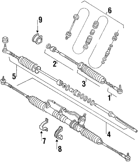 Steering Gear & Linkage for 1986 Isuzu I-Mark #0