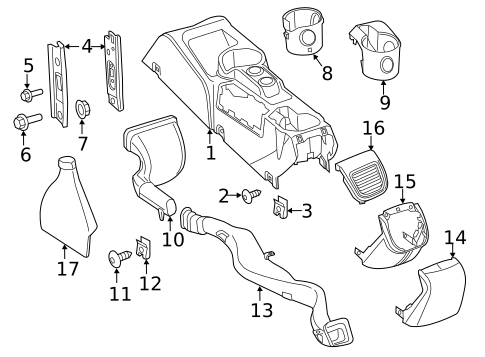 Console for 2015 Ram ProMaster City #0