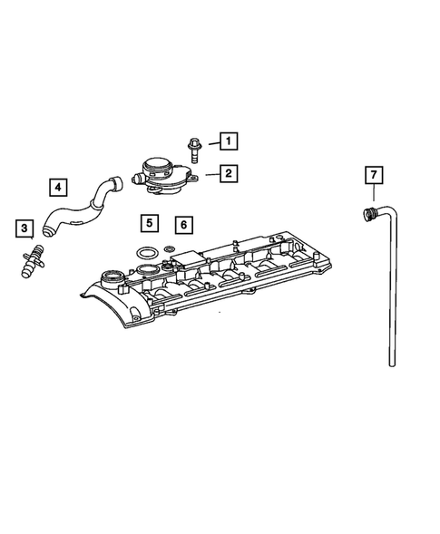 Crankcase Ventilation for 2003 Dodge Sprinter 2500 #0
