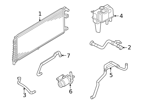 Inverter Cooling Components for 2006 Mercury Mariner #0